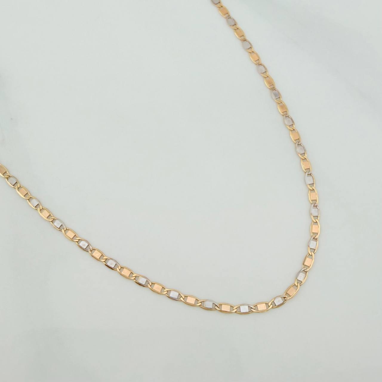 Cadena Escalera Plana 1.8gr / 45.5cm / 1.45mm Tres Oros +3 18K %