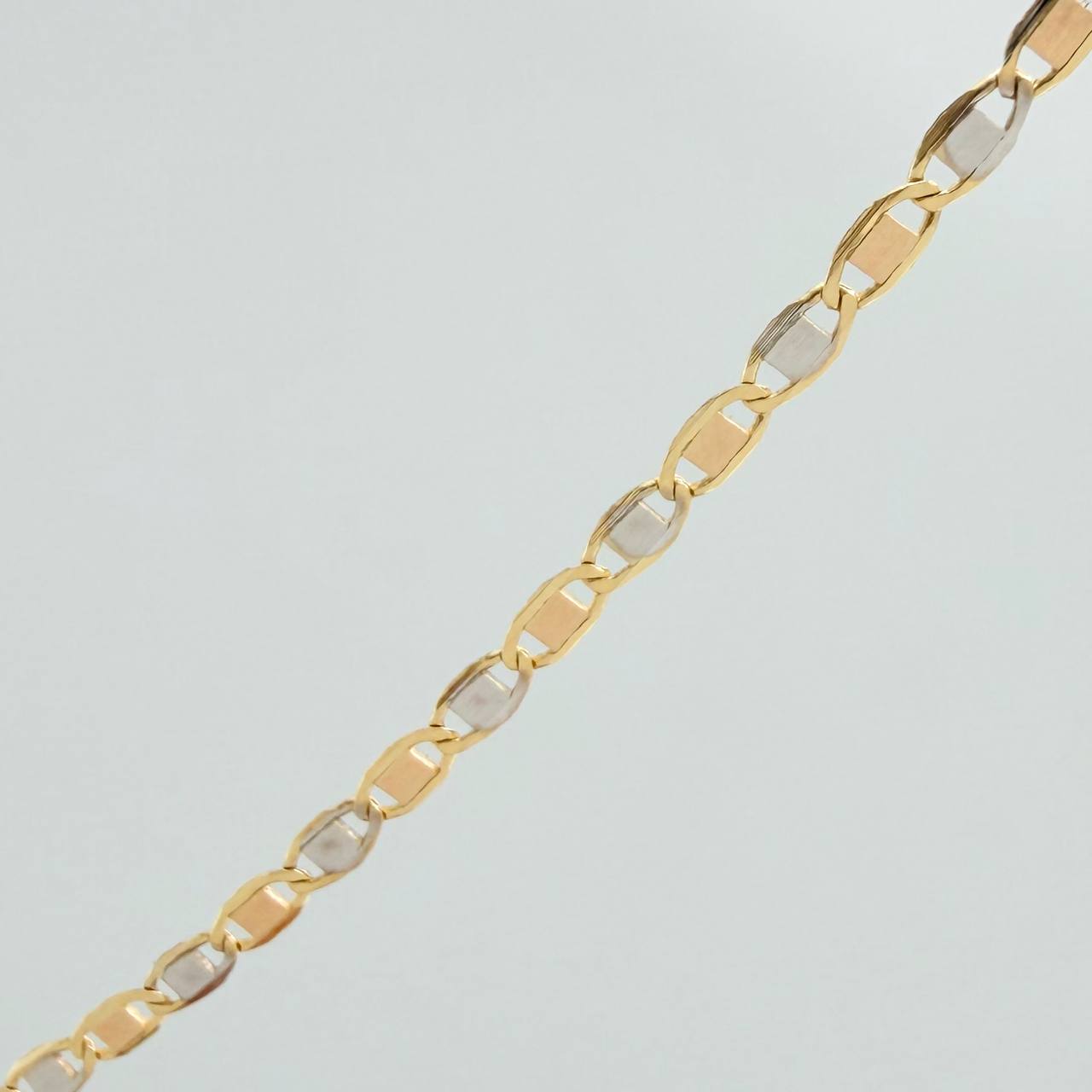 Cadena Escalera Plana 1.8gr / 45.5cm / 1.45mm Tres Oros +3 18K %