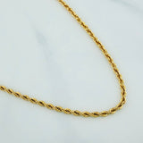 Cadena Lazo 2.85gr / 50.5cm / 2.15mm Oro Amarillo +3 18K %