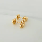 Topos Corazon 0.7gr / 6mm Oro Amarillo 18K &