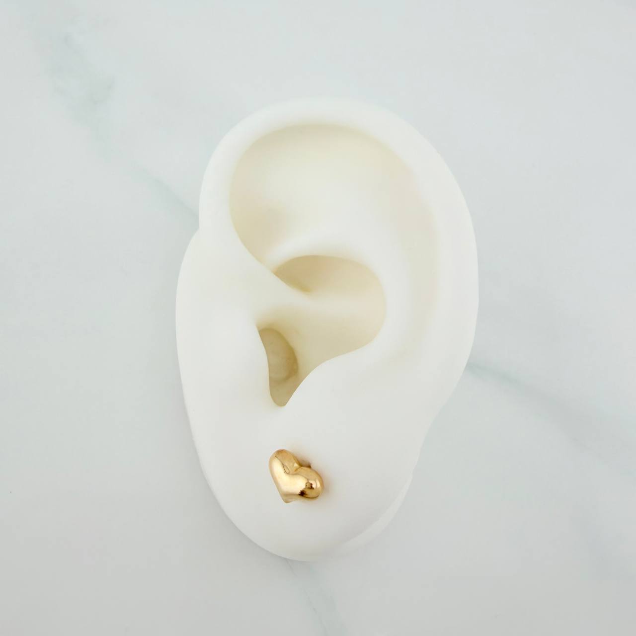 Topos Corazon 0.7gr / 6mm Oro Amarillo 18K &