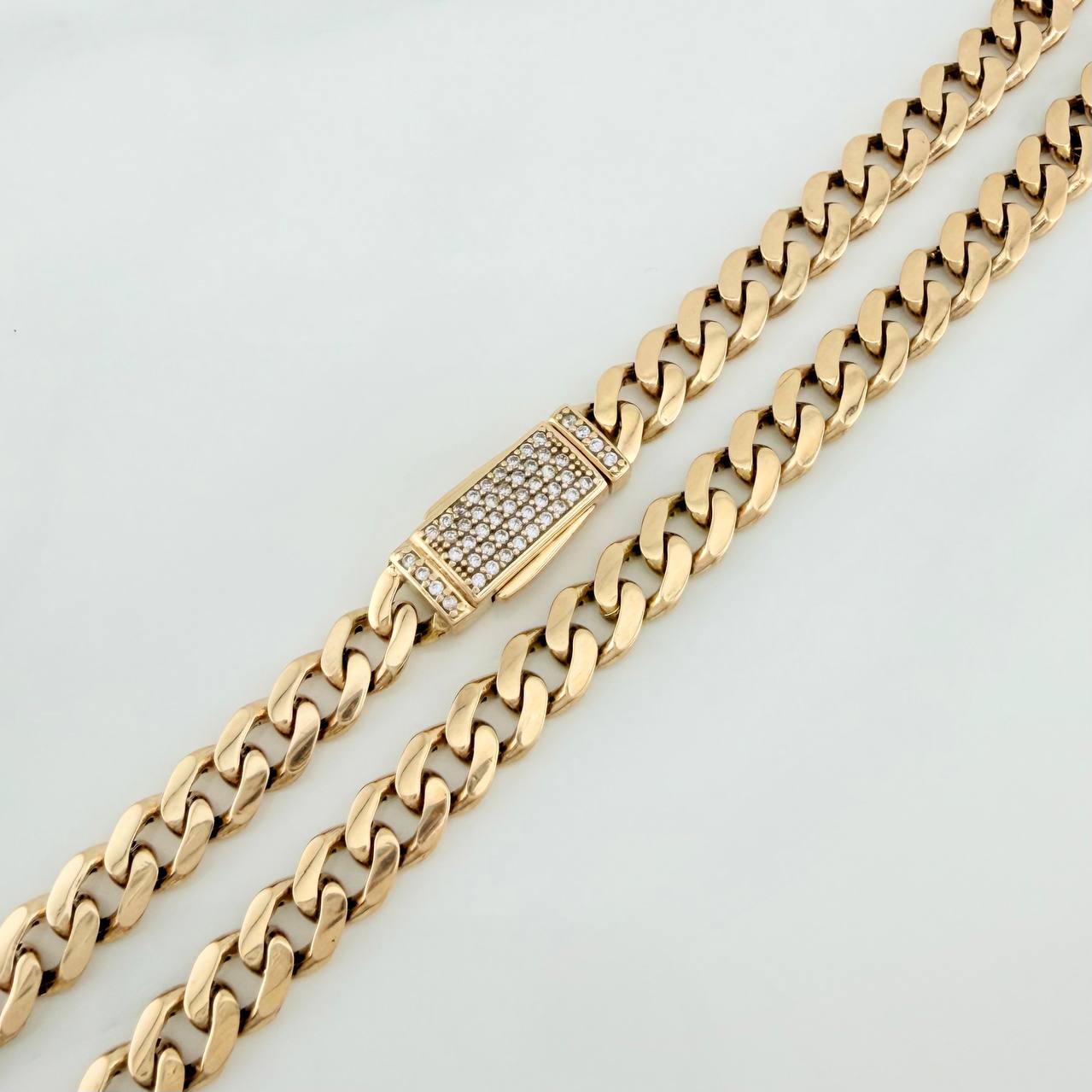 Cadena Cubana 26.85gr / 60.5cm / 6mm Oro Amarillo Nac.Esp. 18K &