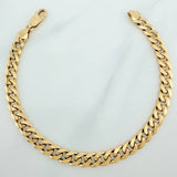 Pulso Cubano 10gr / 20.4cm / 6mm Oro Amarillo Nac.Esp. 18K $