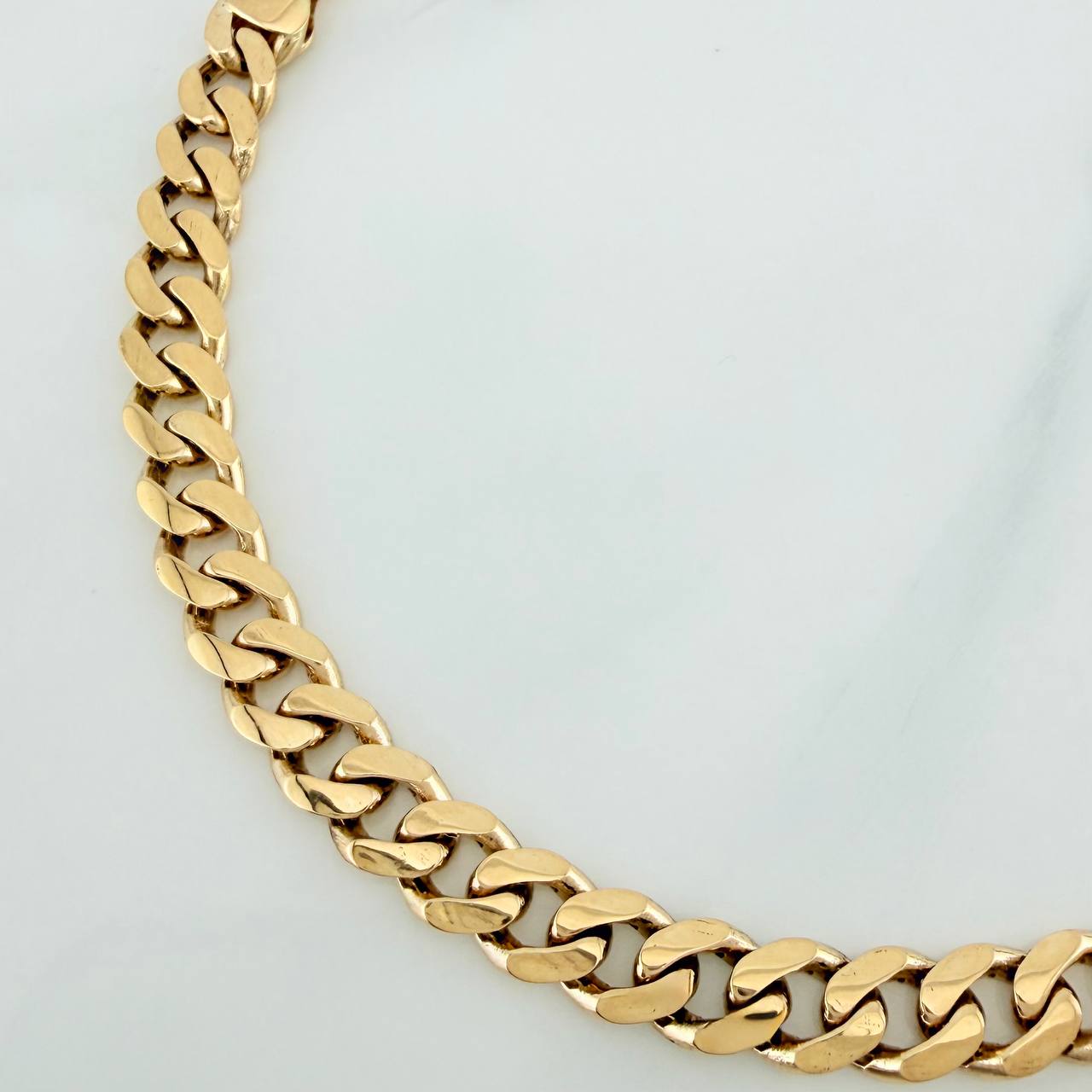 Pulso Cubano 10gr / 20.4cm / 6mm Oro Amarillo Nac.Esp. 18K $