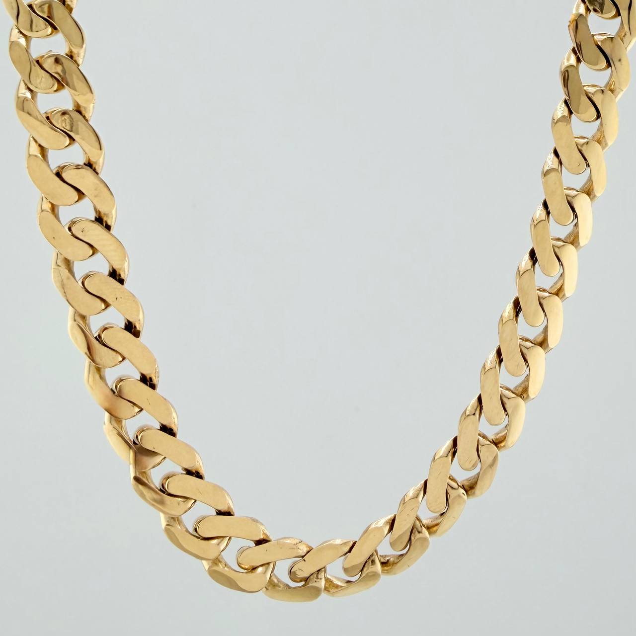 Cadena Cubana 35.85gr / 59.3cm / 7.8mm Oro Amarillo Nac.Esp. 18K $