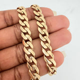 Cadena Cubana 35.85gr / 59.3cm / 7.8mm Oro Amarillo Nac.Esp. 18K $