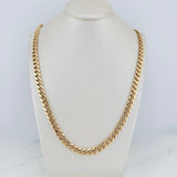 Cadena Cubana 30.3gr / 60.2cm / 6.7mm Oro Amarillo Nac.Esp. 18K $