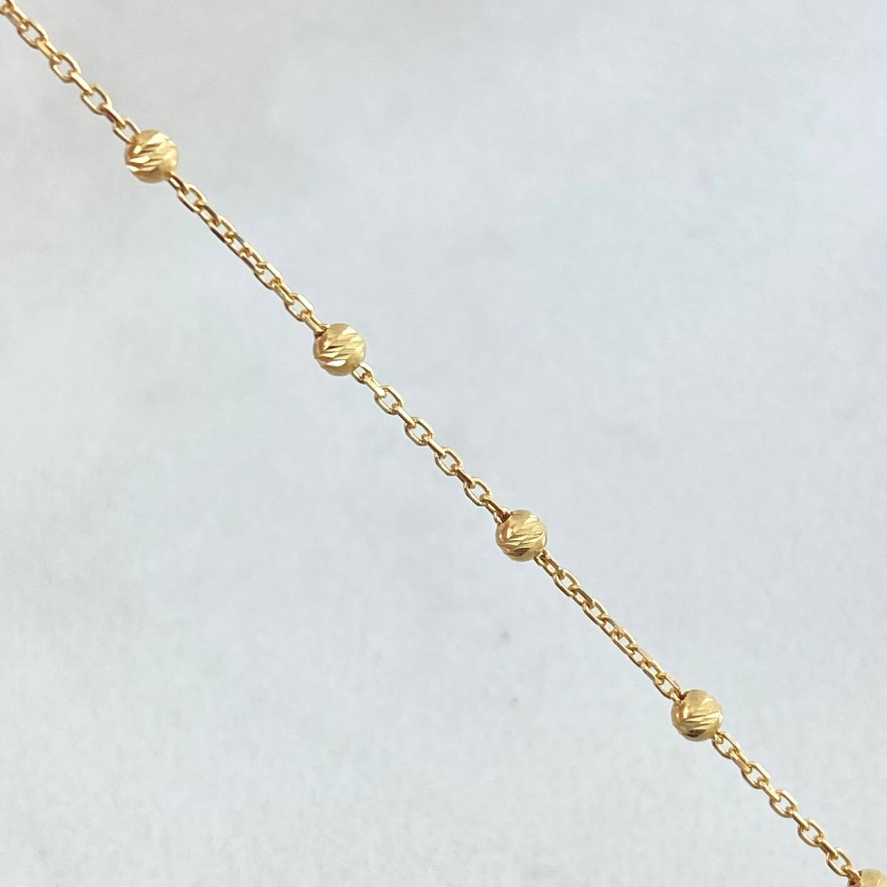 Pulso Tipo Militar 1.3gr / 17cm-19cm / Oro Amarillo Ita. Esp. 18K ©