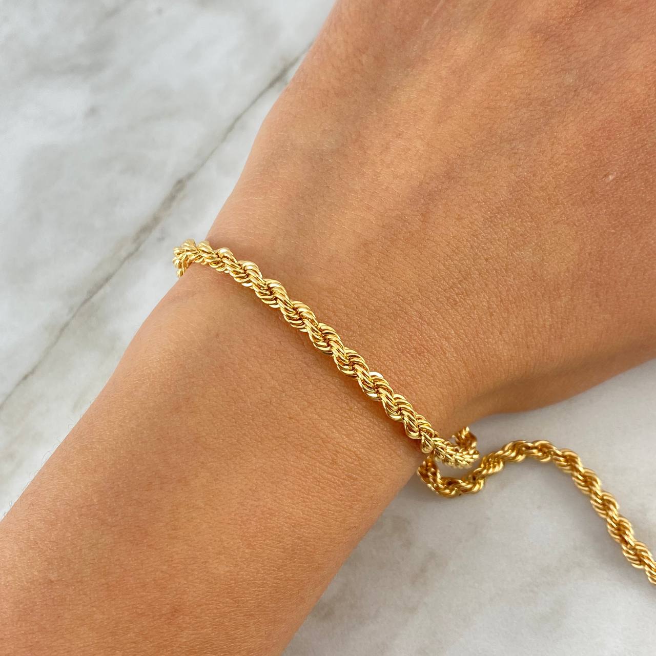 Pulso Lazo 4.1gr / 21cm / 3.8mm Oro Amarillo +3