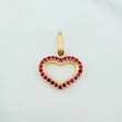 Dije Silueta Corazón 0.85 g / 1.8 cm Oro Amarillo 18K