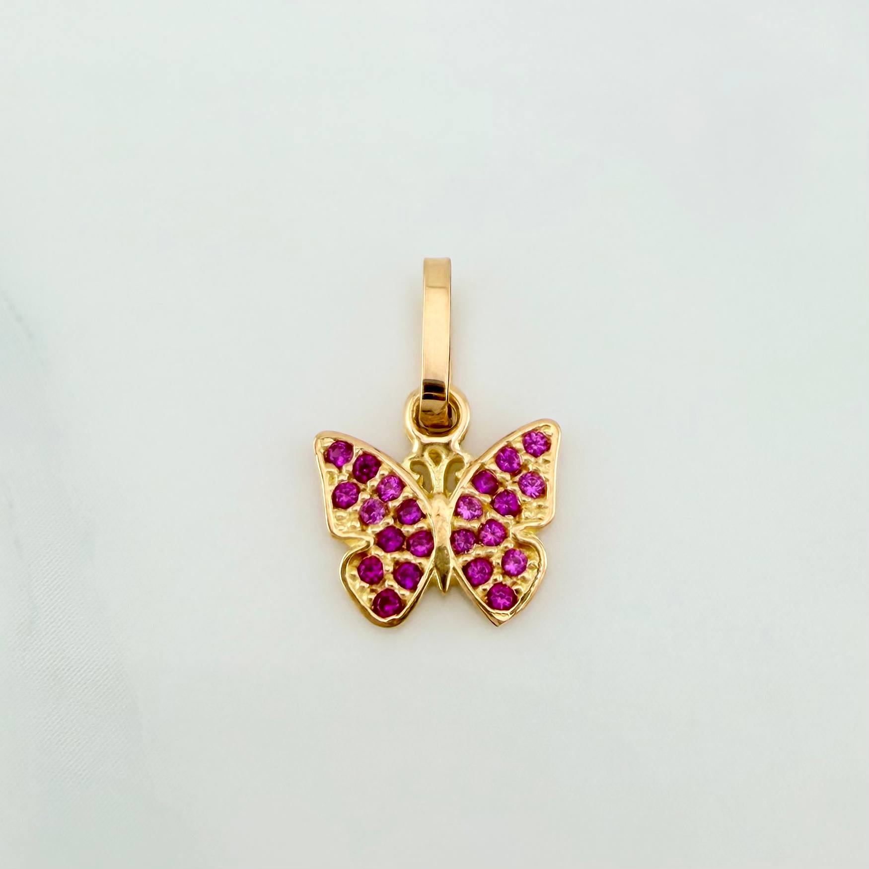 Dije Mariposa 0.7 g / 1.4 cm Oro Amarillo 18K