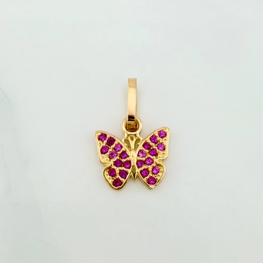 Dije Mariposa 0.7 g / 1.4 cm Oro Amarillo 18K