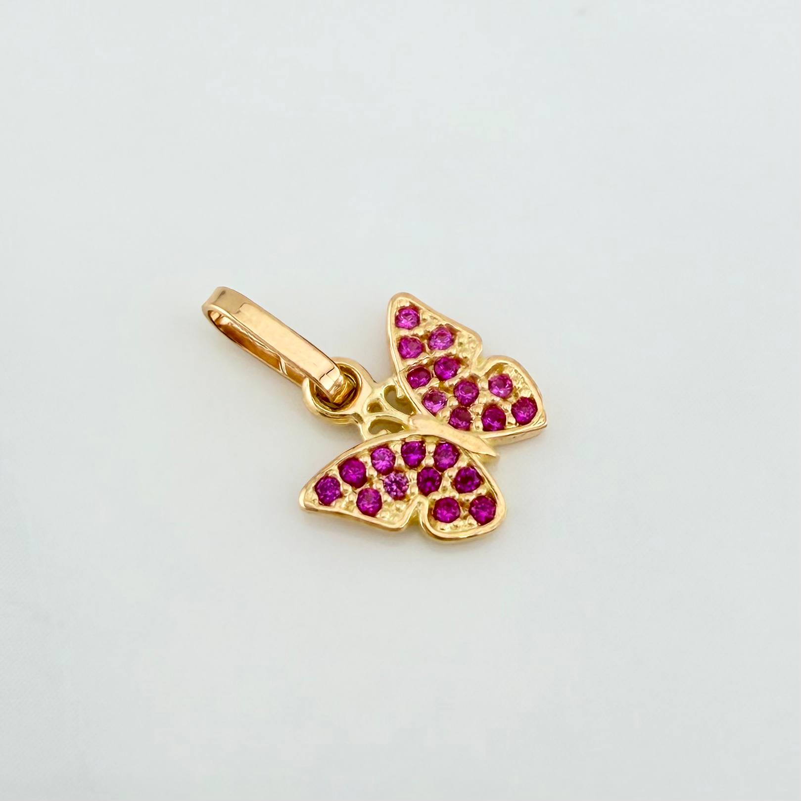 Dije Mariposa 0.7 g / 1.4 cm Oro Amarillo 18K