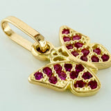 Dije Mariposa 0.7 g / 1.4 cm Oro Amarillo 18K