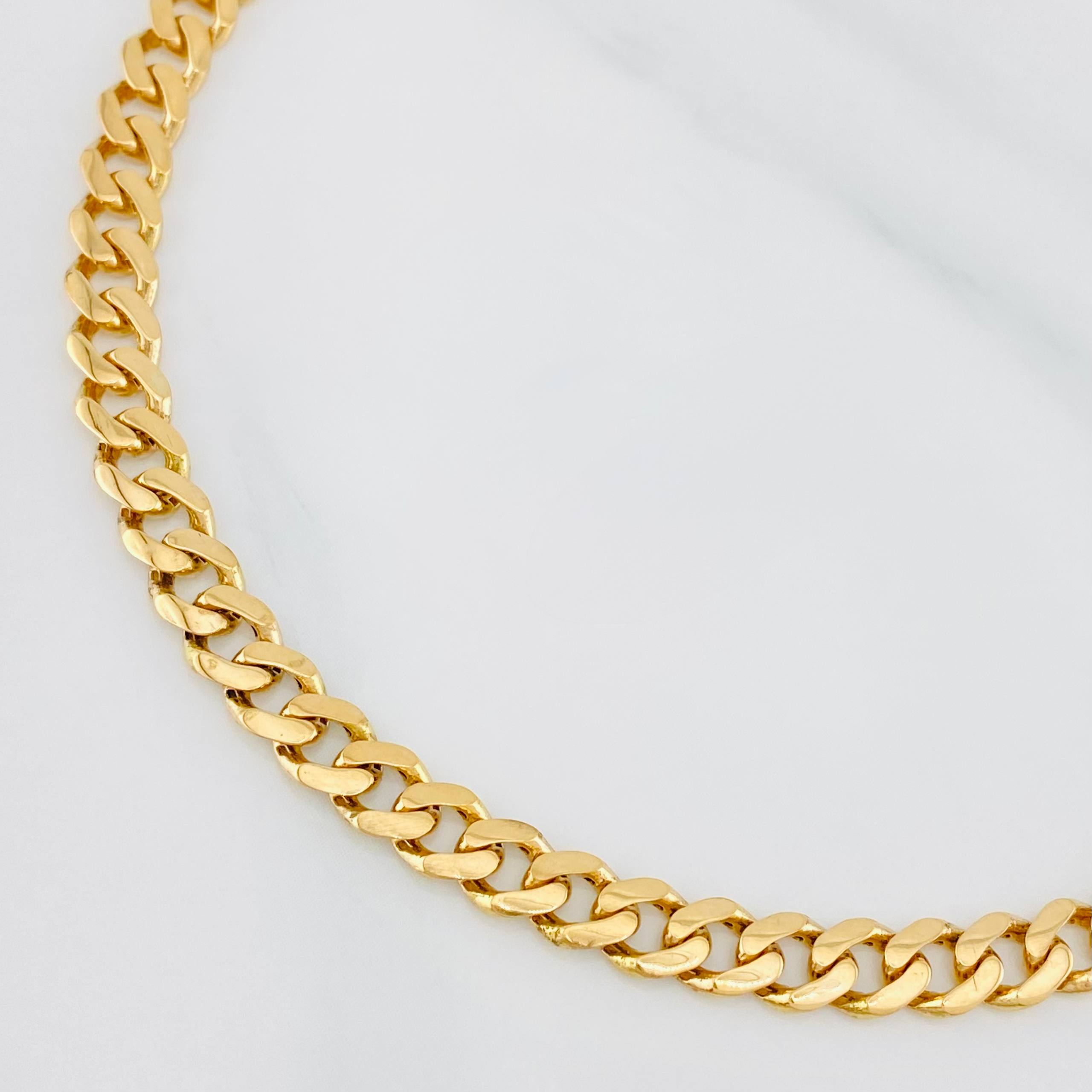 Pulso Cubano 5.9 g / 21.2 cm / 5.02 mm Oro Amarillo 18K