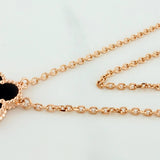Cadena Aro Seguido Trebol 7.1 g / 46- 51.3 cm / 1.85 mm Oro Rosa 18K