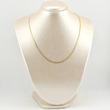 Cadena Mini Cubana 3.1gr / 45cm / 2.3mm Oro Amarillo +1 18K *