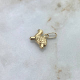 Dije Tortuga 0.55gr / 1.4cm Troquelado Oro Amarillo