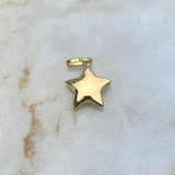 Dije Estrella 0.55gr / 1.8cm Troquelado Oro Amarillo