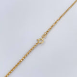 Cadena Veneciana 3.6gr / 50cm / 1.4mm Dos Oros Amarillo Blanco +3 18K %