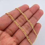 Cadena Figaro 3.15gr / 60cm / 2.1mm Oro Amarillo +1 18K %