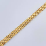 Pulso Chino 3.5gr / 17.3cm / 5.1mm Oro Amarillo +1 18K %