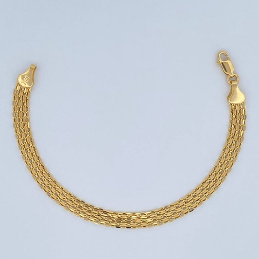 Pulso Chino 3.45gr / 17cm / 5mm Oro Amarillo +1 18K %