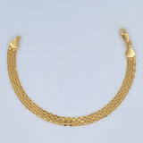 Pulso Chino 3.5gr / 17.3cm / 5.1mm Oro Amarillo +1 18K %