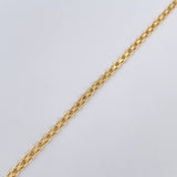 Pulso Chino 1.3gr / 16.3cm / 2.05mm Oro Amarillo +1 18K %