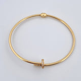 Pulso Clavo 5.25gr / 17cm / 1.6mm Oro Amarillo +4 18K %