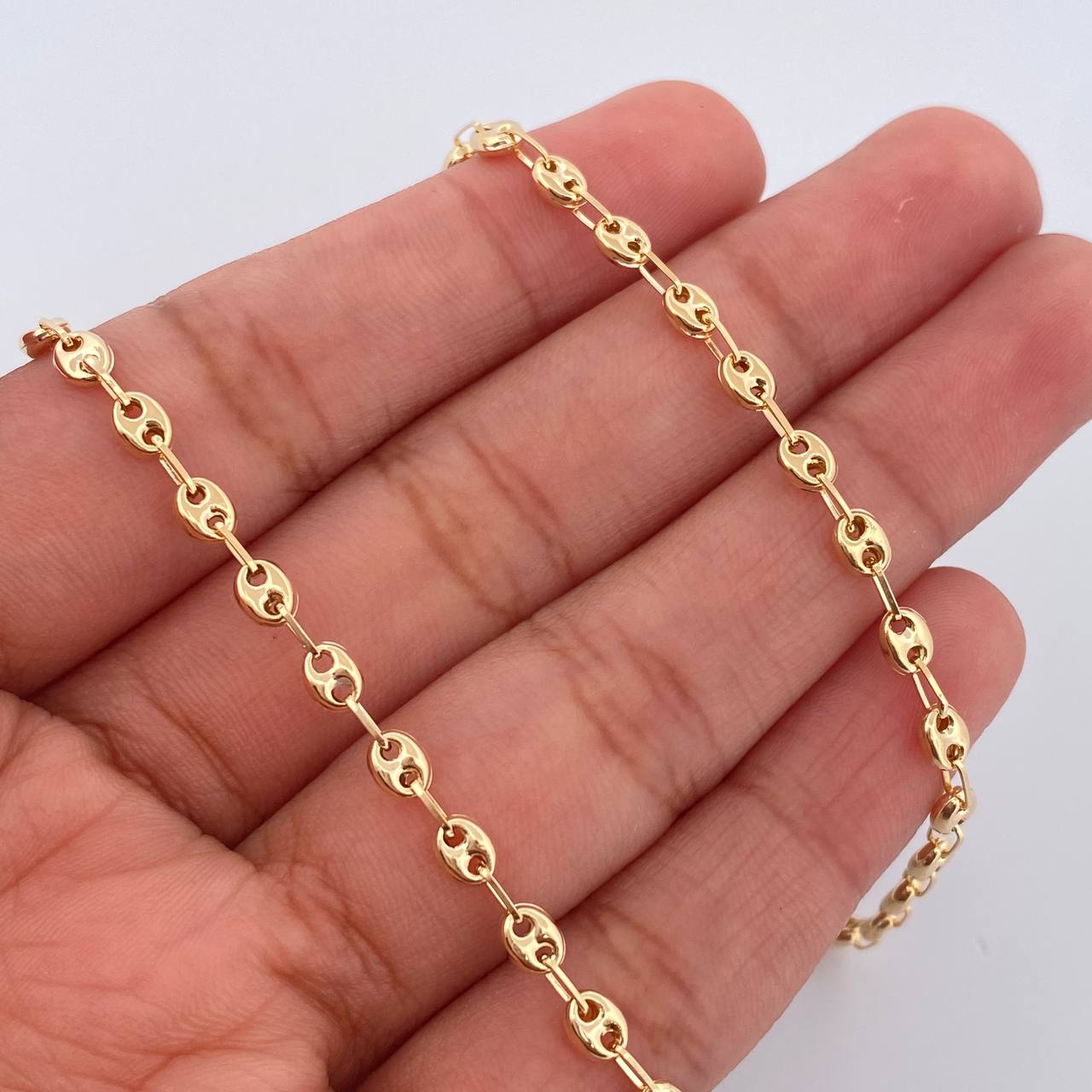 Cadena GC 4.55gr / 45cm / 3mm Oro Amarillo 18K %