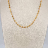 Cadena GC 4.55gr / 46cm / 3mm Oro Amarillo 18K &