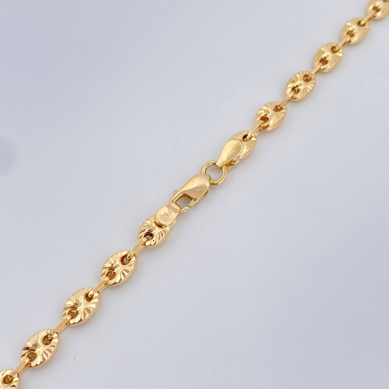 Cadena GC 12.8gr / 63cm / 4mm Oro Amarillo 18K %