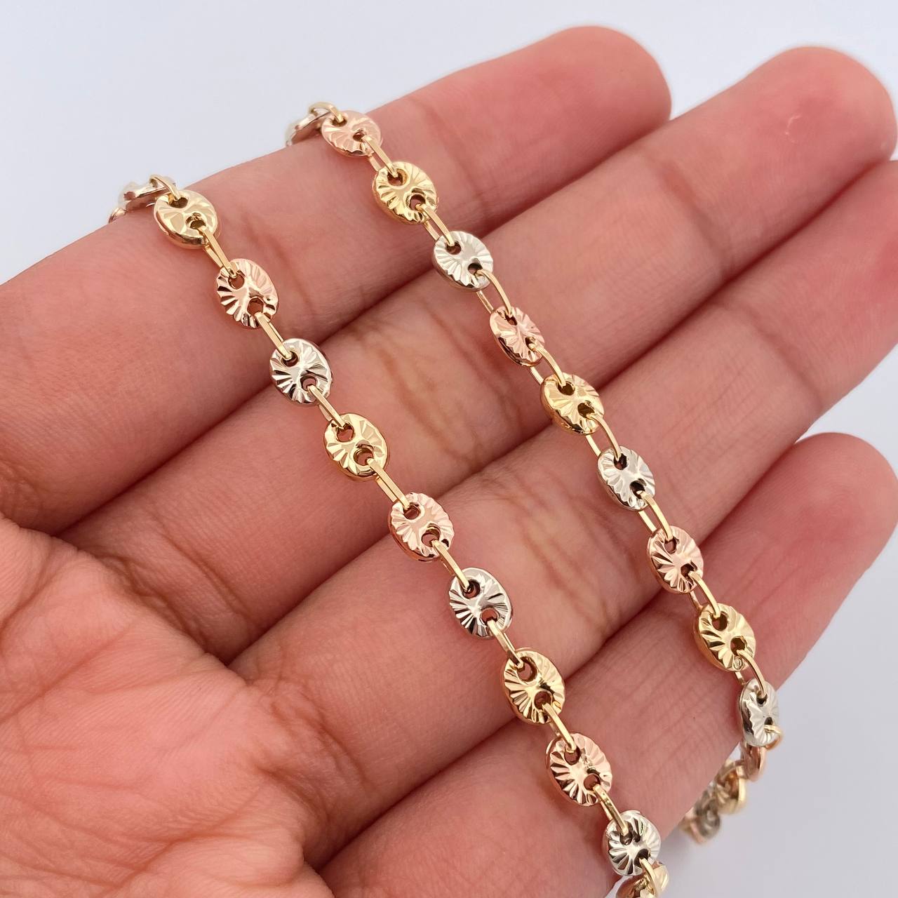 Cadena GC 10.4gr / 63cm / 4mm Tres Oros 18K %