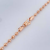 Cadena Militar 26.55gr / 65cm / 4mm Oro Rosa 18K %