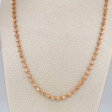 Cadena Militar 26.55gr / 65cm / 4mm Oro Rosa 18K %