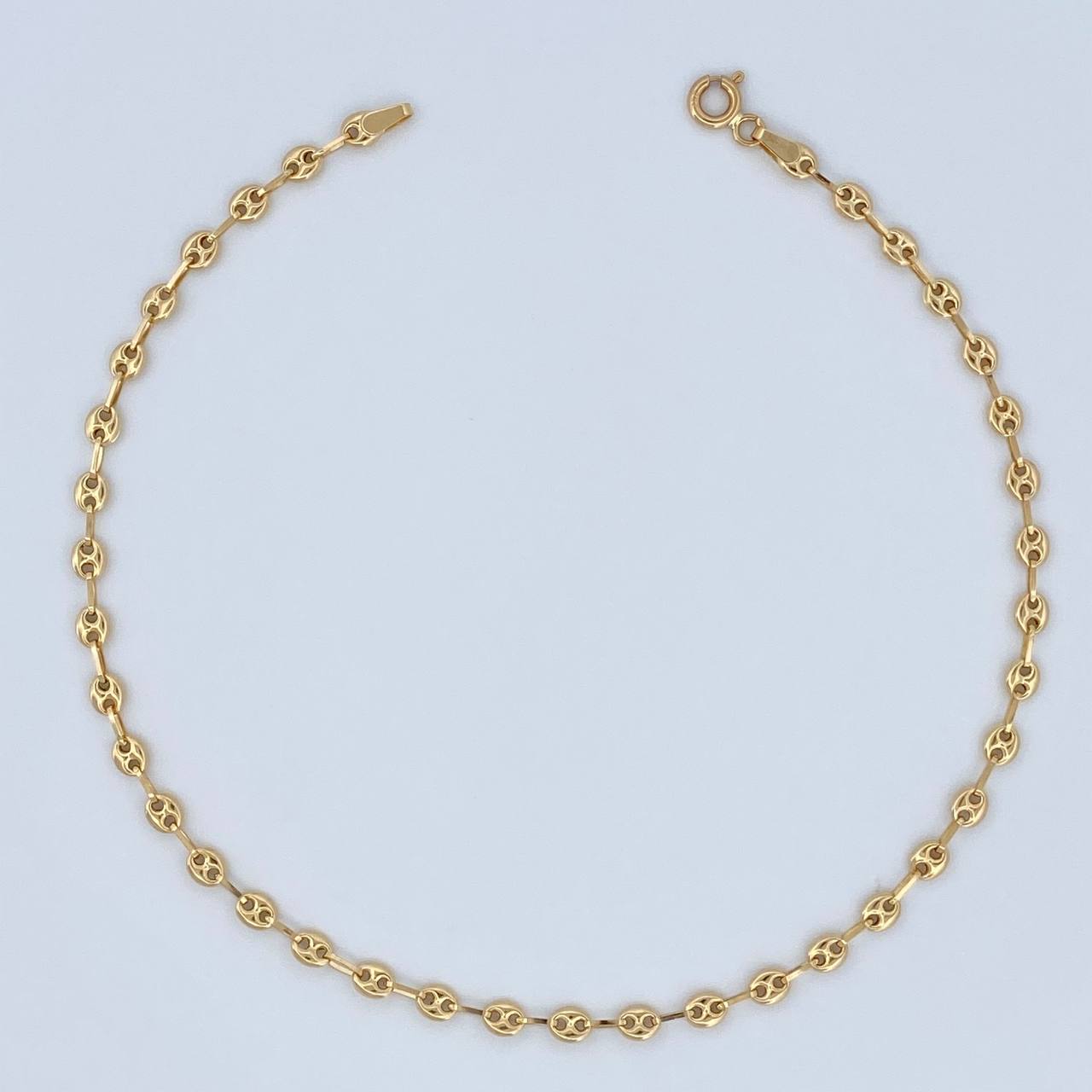 Tobillera GC 2.65gr / 26cm / 3.27mm Oro Amarillo 18K %