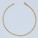 Tobillera GC 2.75gr / 25.3cm / 2mm Oro Amarillo 18K %