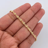 Tobillera GC 2.75gr / 25.3cm / 2mm Oro Amarillo 18K %