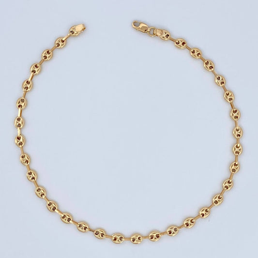Tobillera GC 3.95gr / 26.5cm / 4.4mm Oro Amarillo 18K %