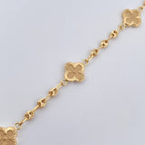 Pulso Trebol GC 4.45gr / 18cm / 3.2mm Oro Amarillo 18K %