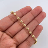 Pulso Tipo Militar 3.3gr / 19cm / 3.6mm Oro Amarillo 18K %