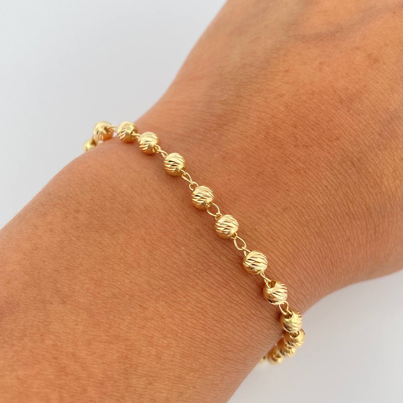 Pulso Tipo Militar 3.3gr / 19cm / 3.6mm Oro Amarillo 18K %