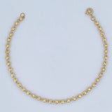 Pulso Tipo Militar 2.65gr / 19cm / 3mm Oro Amarillo 18K %