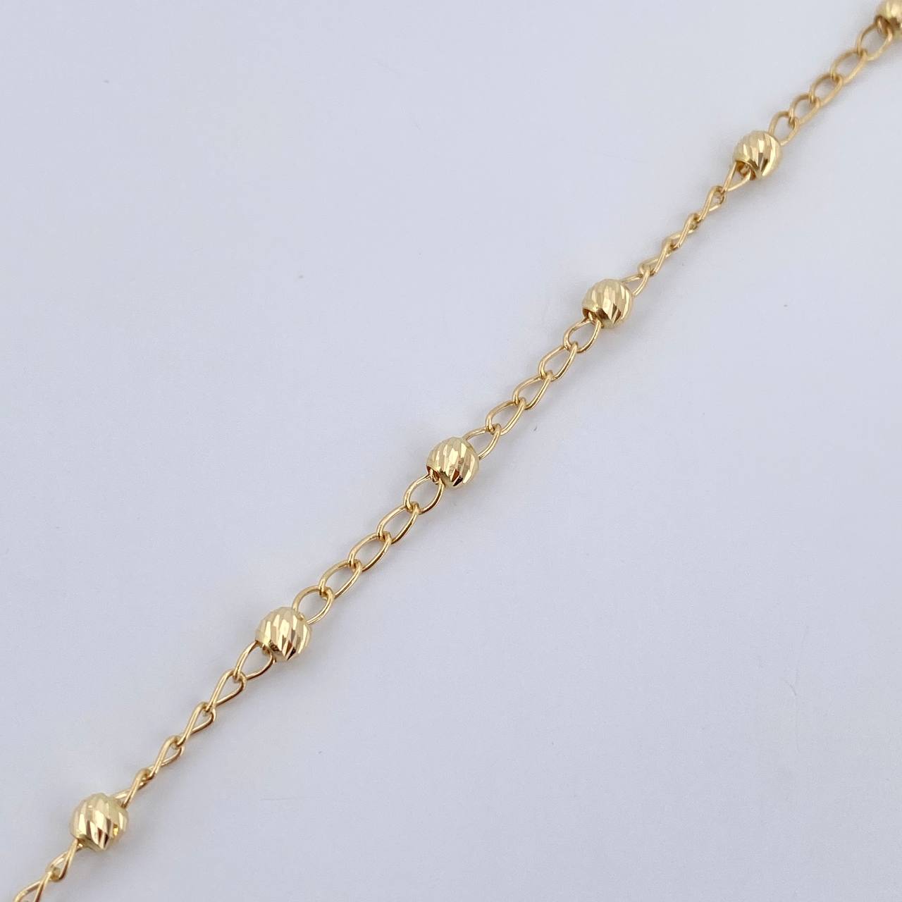 Pulso Espiga 1.55gr / 19cm / 3mm Oro Amarillo 18K %
