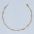 Pulso Espiga 1.55gr / 19cm / 3mm Oro Amarillo 18K %