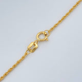 Set Cadena y Dije Lazo + Virgen Guadalupe 1.6gr / 40.5cm / 0.85mm Oro Amarillo 18K (Oferta) %