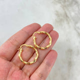 Candongas Kari 2.2gr / 2.5cm / Oro Amarillo 18K