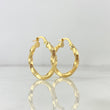 Candongas Kari 2.2gr / 2.5cm / Oro Amarillo 18K