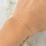 Pulso Veneciano 0.75gr / 17cm-19cm / Oro Amarillo Ita. Esp. 18K